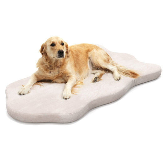 Orthopedic Dog Bed for Large Senior Dogs — 4" Memory Foam, Joint Relief | The Velvet Rest