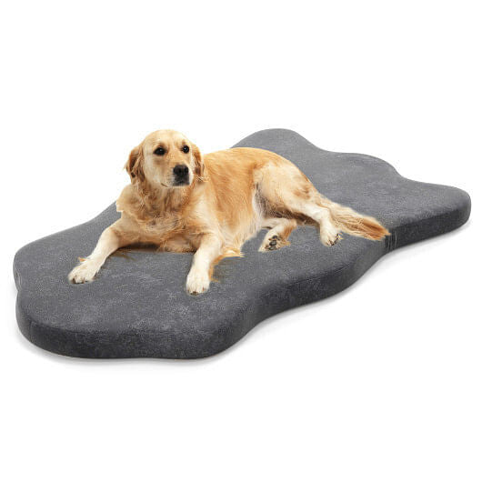 Orthopedic Dog Bed for Large Senior Dogs — 4" Memory Foam, Joint Relief | The Velvet Rest